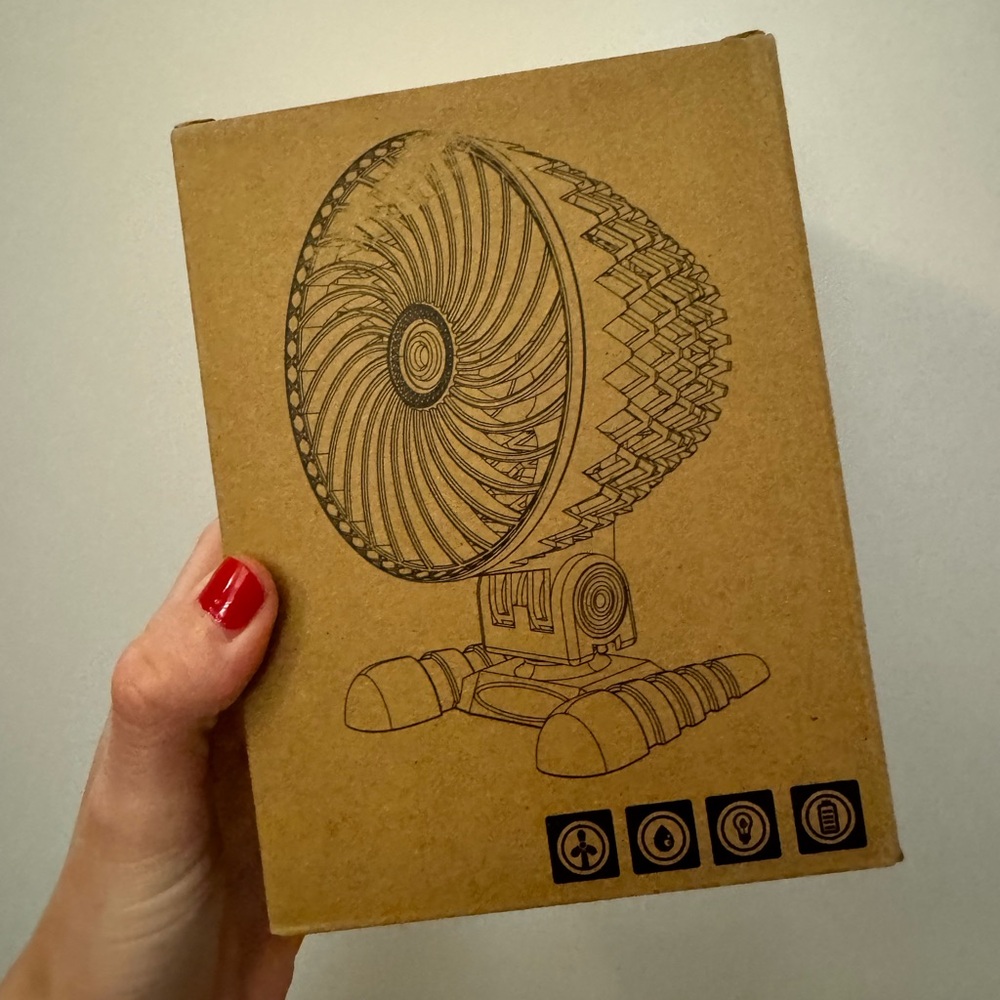 NWT! Mini fan